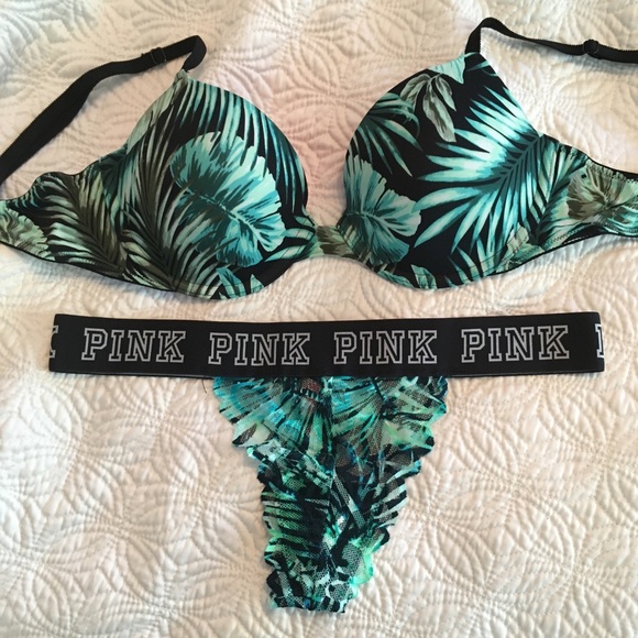 PINK Victoria's Secret Other - NWOT VS PINK Bra and Thong sz 34C and M